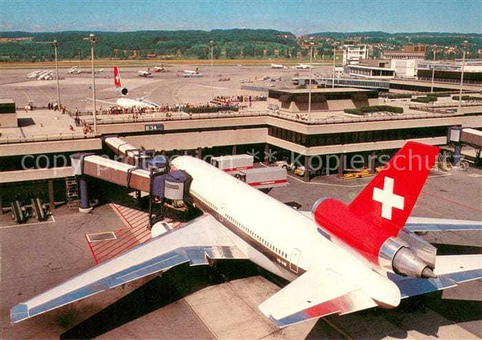 Flughafen Airport Aeroporto Zuerich – Vorderseite