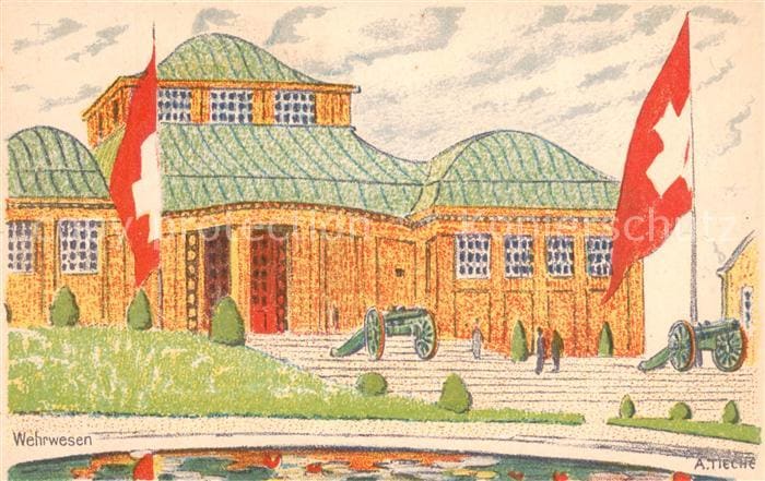 Landesausstellung Bern 1914 A.Tieche – Vorderseite