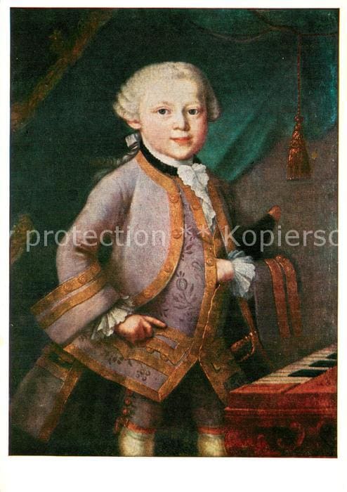 Mozart Wolfgang Amadeus Im Galakleide – Prednja strana
