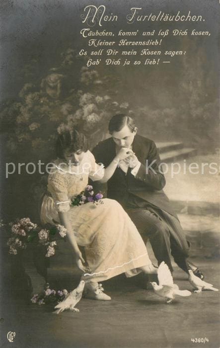 Foto GLCo Nr. Nr. 4360/4 Mein Turteltaeubchen – Vorderseite