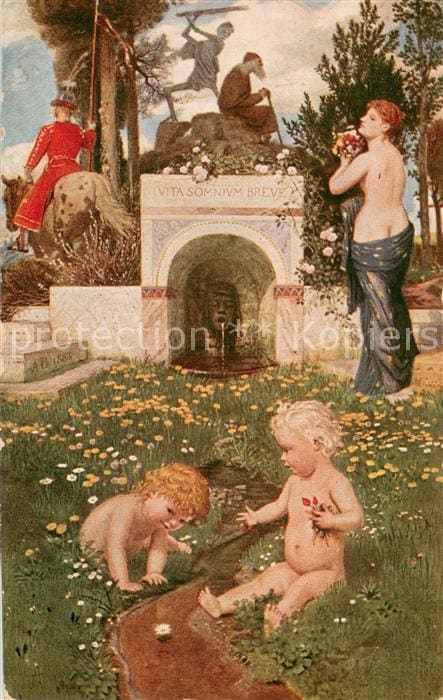 Boecklin Arnold Boecklin Vita somnium breve Nr.18 – Vorderseite