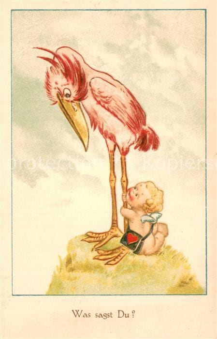 Storch Novitas Nr.50580 Was sagst Du? – Vorderseite