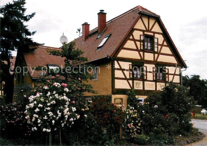 Leisnig Sachsen Fachwerkhof Gaestehaus Pohl – Vorderseite