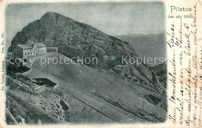 Gletscher Pilatus das alte Hotel – Μπροστινή όψη