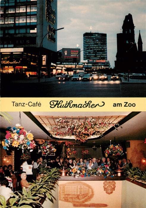 BERLIN  CITY Tanz Cafe Huthmacher Am Zoo – Vorderseite