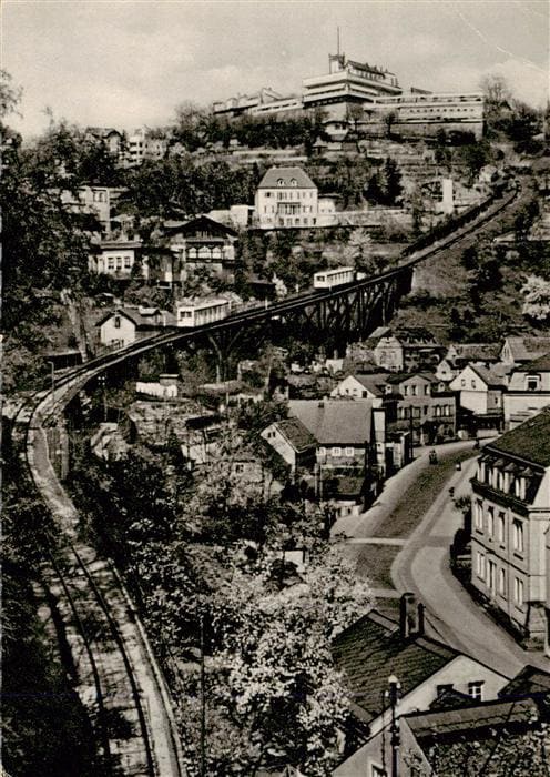 Loschwitz Dresden Elbe Standseilbahn und Luisenhof – Vorderseite