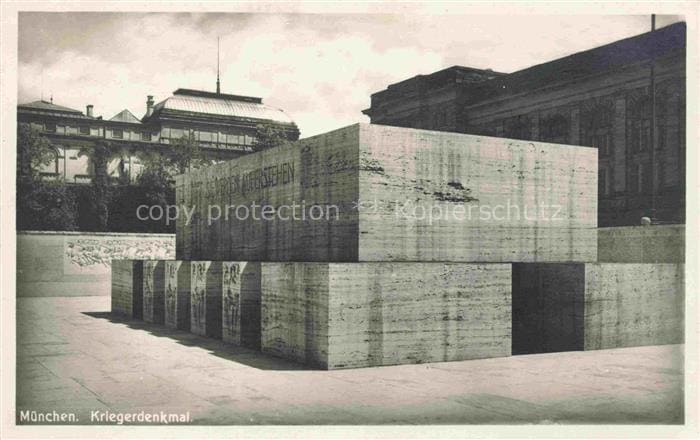 Allach MueNCHEN Bayern Kriegerdenkmal Mahnmal Steinblock Inschrift Platz Denkmal – Лицьовий бік