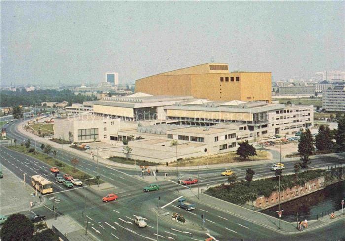 BERLIN CITY Staatsbibliothek Kulturforum Hans-Scharoun Verkehr Buslinie – Vorderseite