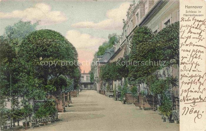 HANNOVER CITY Schloss in Herrenhausen – Fronte