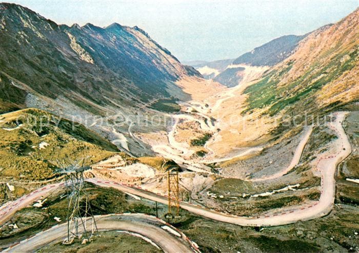 Muntii Fagaras Drumui national transfagarasan Gebirgspass Karpaten – Anverso