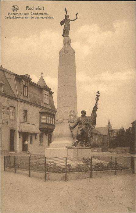 Rochefort Namur Wallonie Monument aux Combattants