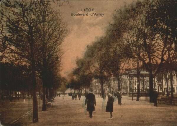 Liege Luettich Boulevard d&# Avroy