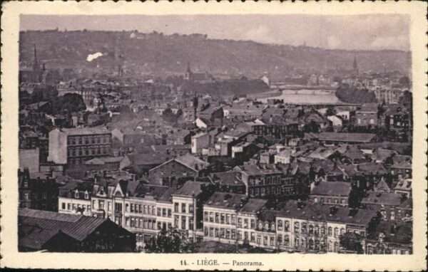 Liege Luettich Panorama