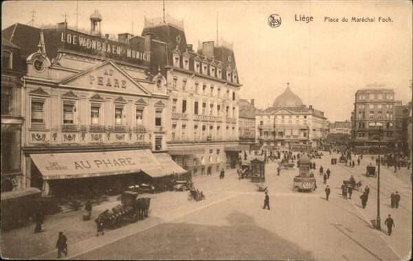 Liege Luettich Place du Marechal Foch