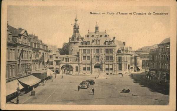 Namur Wallonie Place d`Armes et Chambre de Commerce