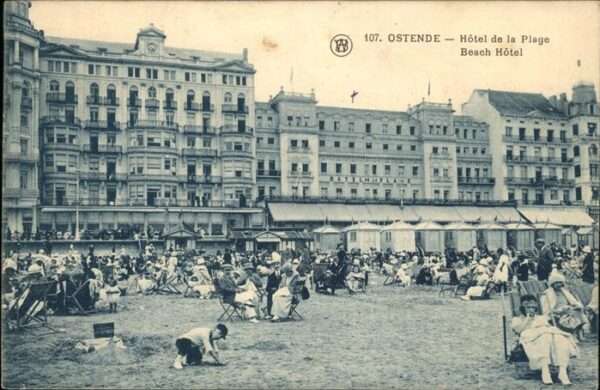 Ostende Oostende Hotel de la Plage