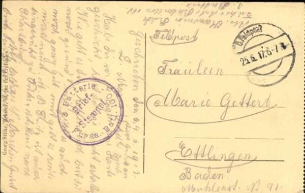 Arton Namur Feldpost Tor von Arton – Bild 2