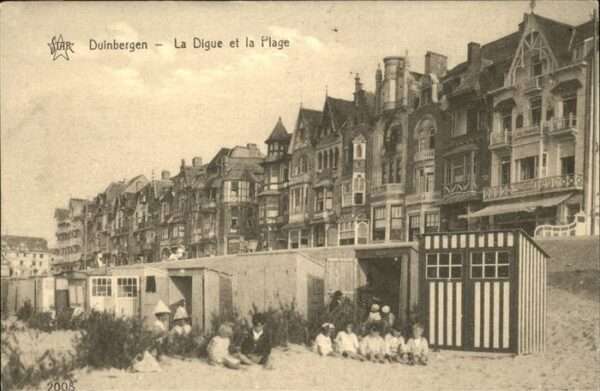Duinbergen Digue et la Plage