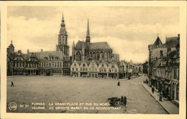Furnes Grand Place et rue du Nord