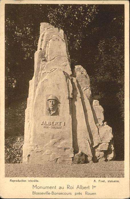 Blosseville Monument au Roi Albert