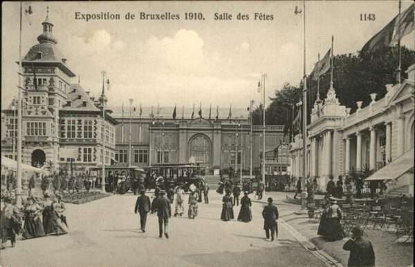 Bruxelles Bruessel Salle de Fete 1910