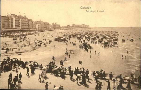 Ostende Oostende Plage midi Strand