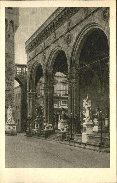 Firenze Florenz Loggia de Lanzi