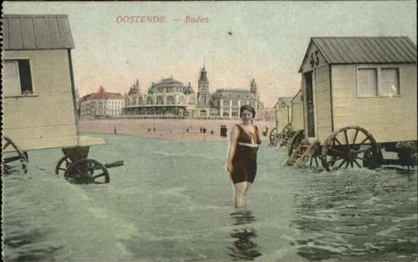Oostende Ostende Baden Feldpost