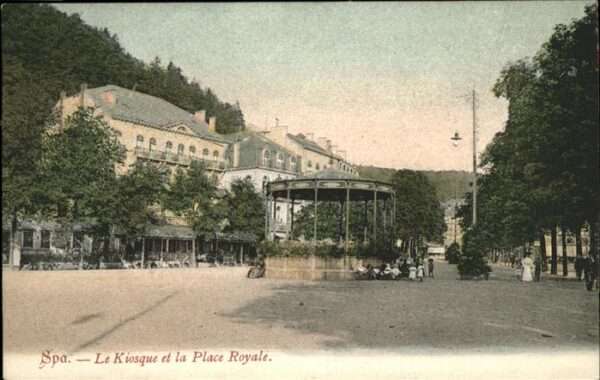Spa Liege Kiosque Place Royale, Feldpost