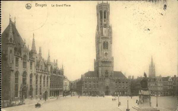 Bruges BRUGGE Belgie Grand Place Feldpost