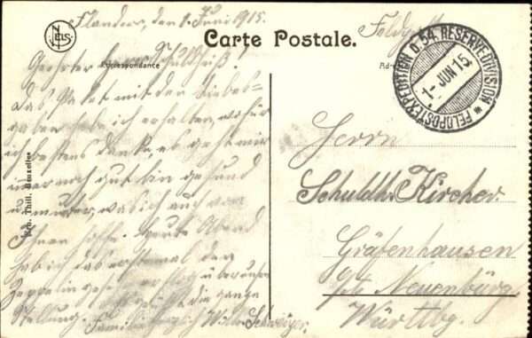 Tournal Belgien Palais de Justice Feldpost – Bild 2