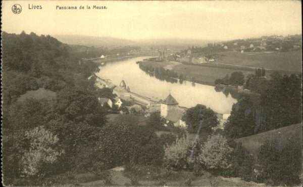 Lives-sur-Meuse Panorama Meuse Feldpost