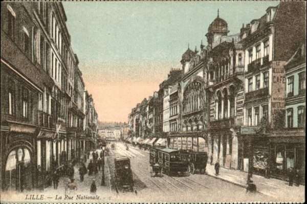 Lille Antwerpen La Rue Nationale Strassenbahn
