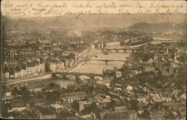 Liege Luettich Panorama