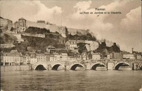 Namur Wallonie Jambes et la Citadelle Brücke