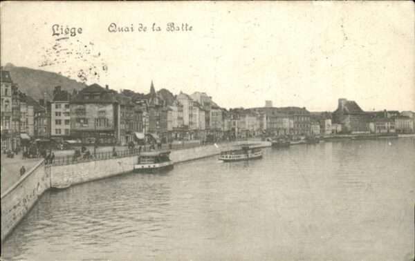 Liege Luettich Quai de la Balle Feldpost