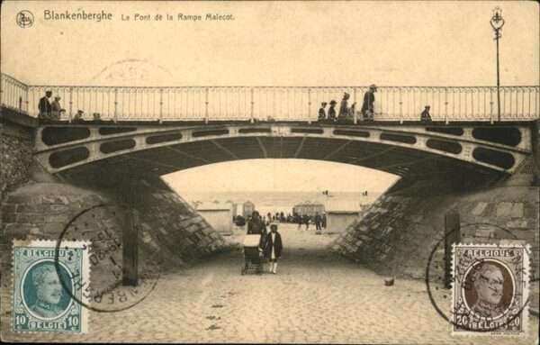Blankenberghe Pont de la Rampe Malecot