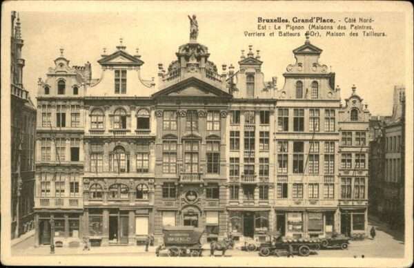 Bruxelles Bruessel Grand Place Cote Nord, Pferdekkutsche