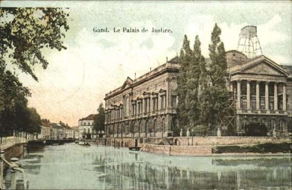 Gand Belgien Le Palais de Justice Feldpost