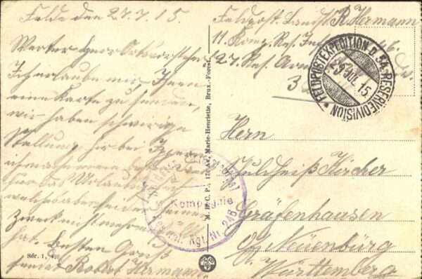 Dinant Wallonie Entree Dumusee Feldpost – Bild 2
