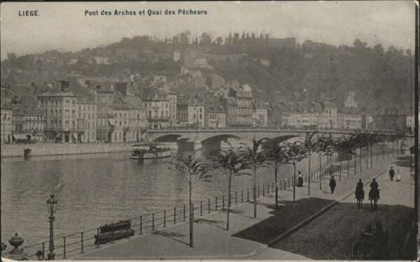 Liege Luettich Arches et Quai des Pecheurs