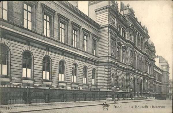 Gand Belgien La Nouvelle Universite Feldpost