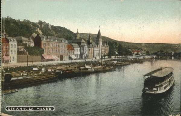 Dinant Wallonie La Meuse Schiff