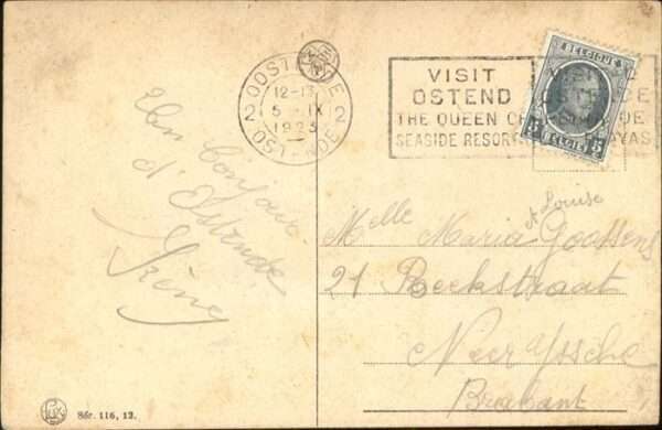 Oostende Ostende Les deux pharts Welle – Bild 2