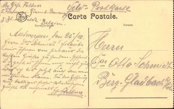 Anvers Antwerpen Canal au Sucre Feldpost – Bild 2