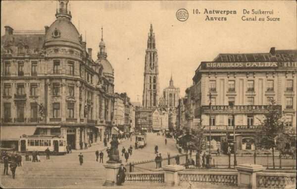 Antwerpen Anvers De Suikerrui Strassenbahn