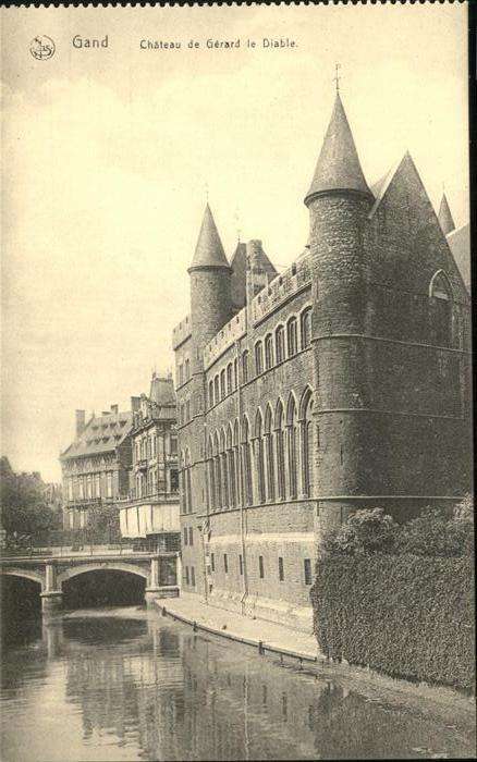 Gand Belgien Chateau de Gerard le Diable