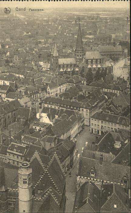Gand Belgien Panorama