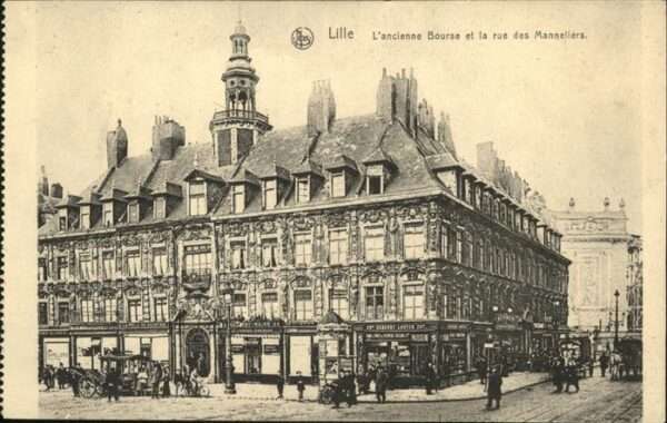 Lille Antwerpen Bourse et la rue des Manneliers