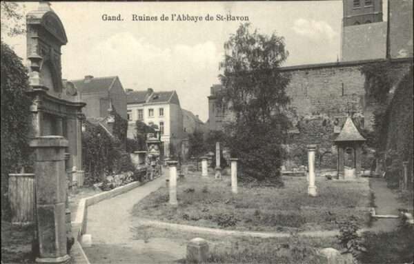 Gand Belgien Ruines Abbaye de St-Bavon